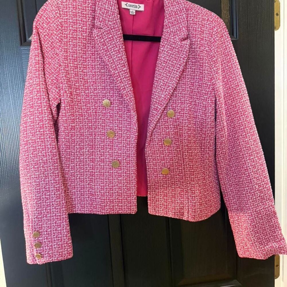 Nanette-lepore Women's Pink and Red Jacket